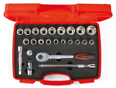 1/2'' ALTI KÖŞE LOKMA ANAHTAR TAKIMI 24 PARÇA