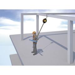 MEDBLOC AN13006C AN13006C_ ABS MUHAFAZALI MEDBLOC 6M, POLYESTER AĞ 25MM, 1 FIRDÖNDÜ VE DÜŞME GÖSTERGESİ + 1 AM002