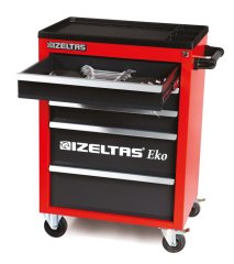 EKO SERİSİ TAKIM DOLABI 5 ÇEKMECELİ KIRMIZI (DOLU - 93 -)