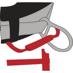 HAR24H HAR24H_ KAYIŞLI DÜŞME ÖNLEYİCİ EMNİYET KEMERİ - 4 ANKRAJ NOKTALI