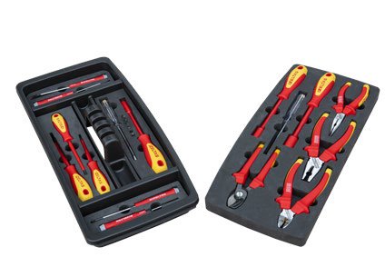 19'' PLASTİK TAKIM ÇANTASI ELEKTRİKÇİ SET DOLU (23 PARÇA)